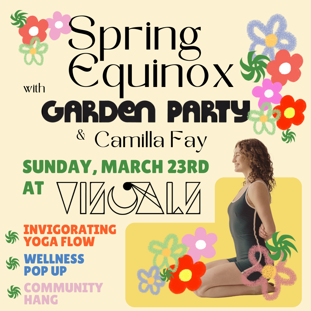 Spring Equinox Yoga with Camilla Fay x Garden Party at Visuals Rooftop